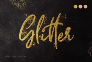 Fancy Glitter Text Effect