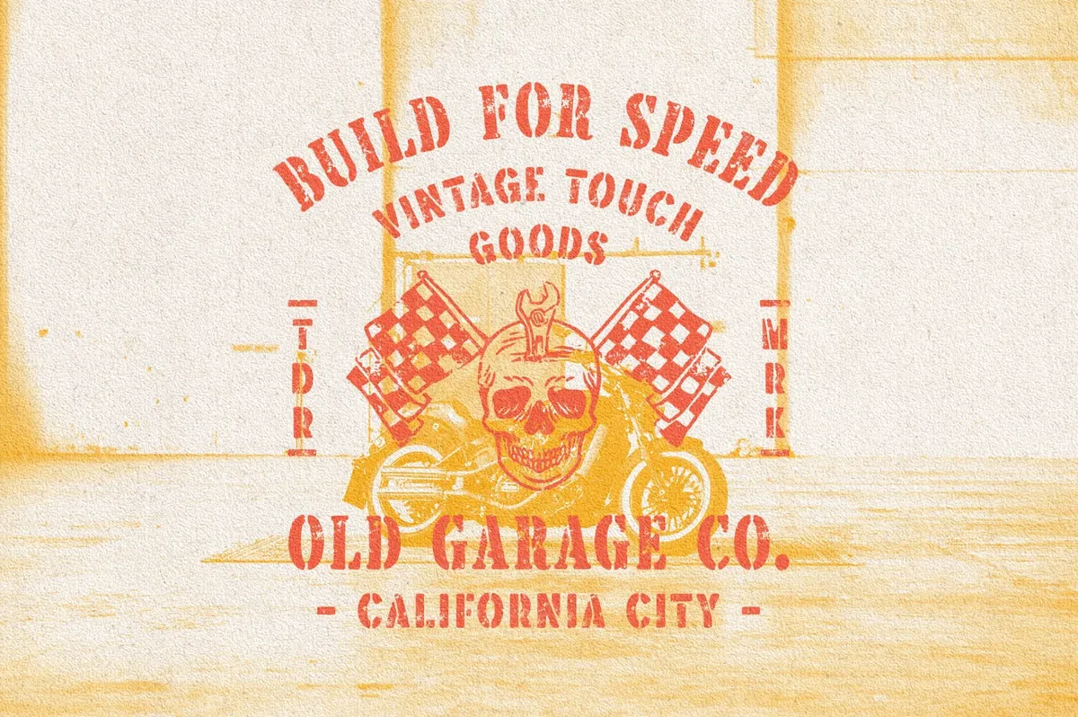 Brother Garage - Display Font