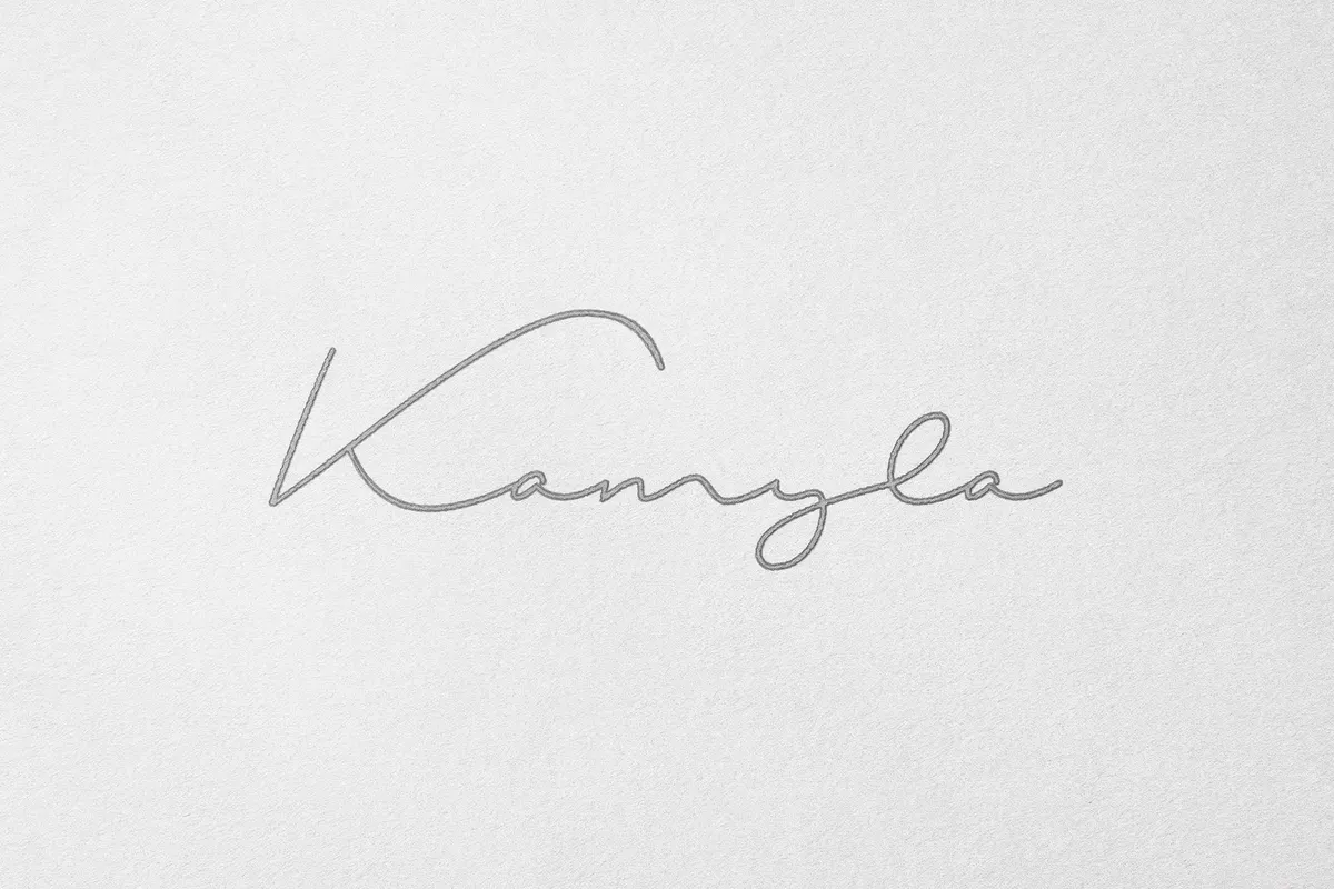 Blueprint-Style Logo Mockup