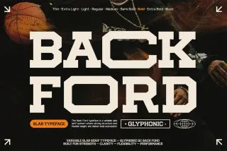 GC Back Ford - Athletic Slab Serif Font