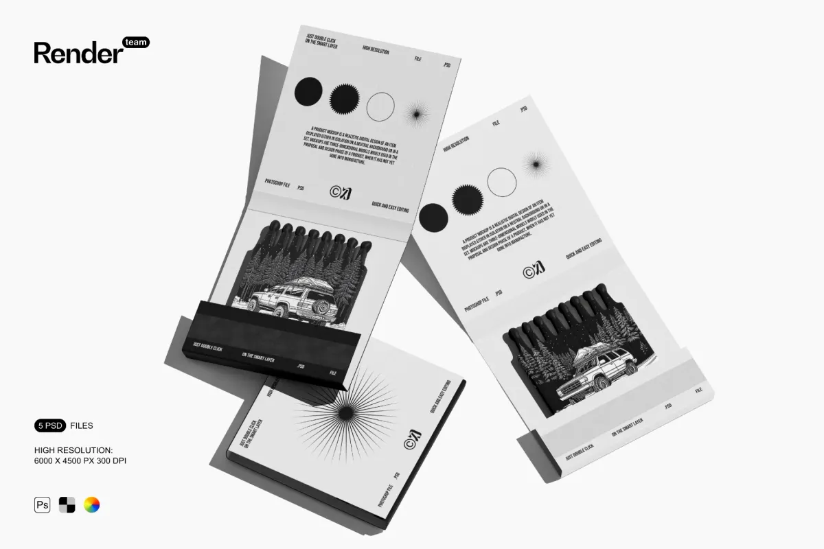 Matchbox Mockup Set