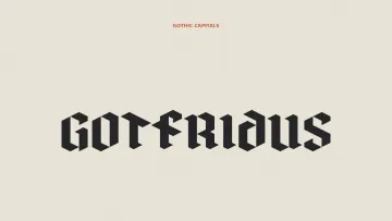 Gotfridus - Medieval Gothic Font