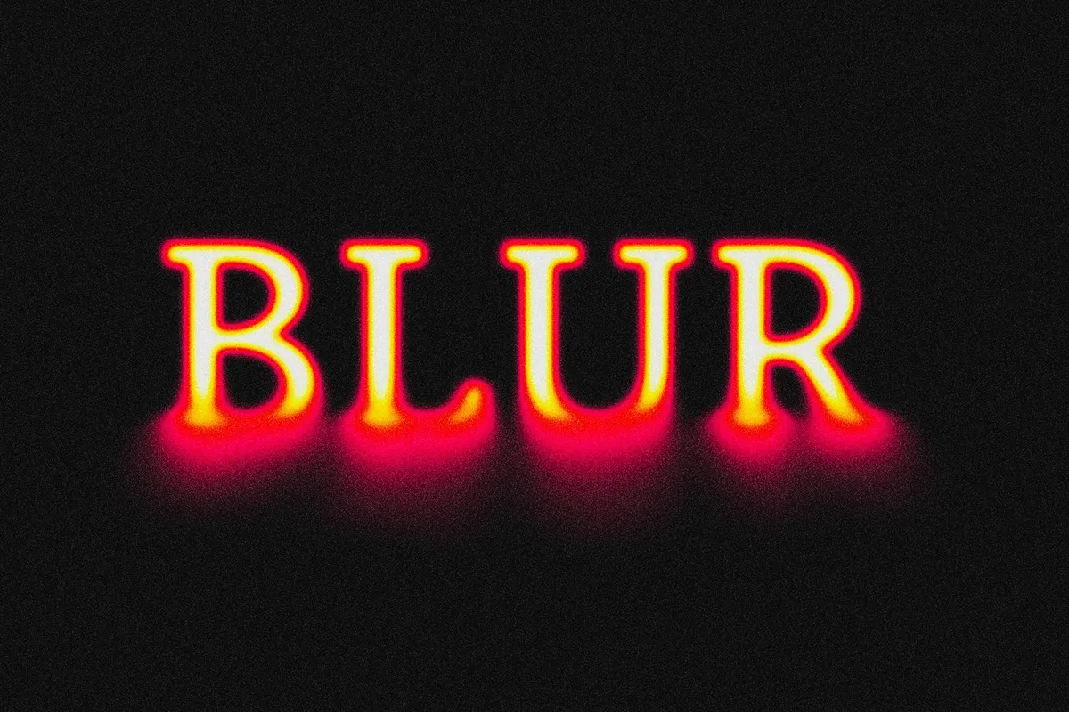 Blur Text Effect