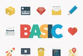 Basic Flat Icons Set