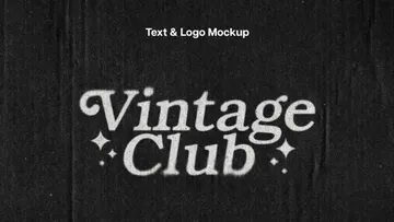 Dusty Halftone Print Text Effect