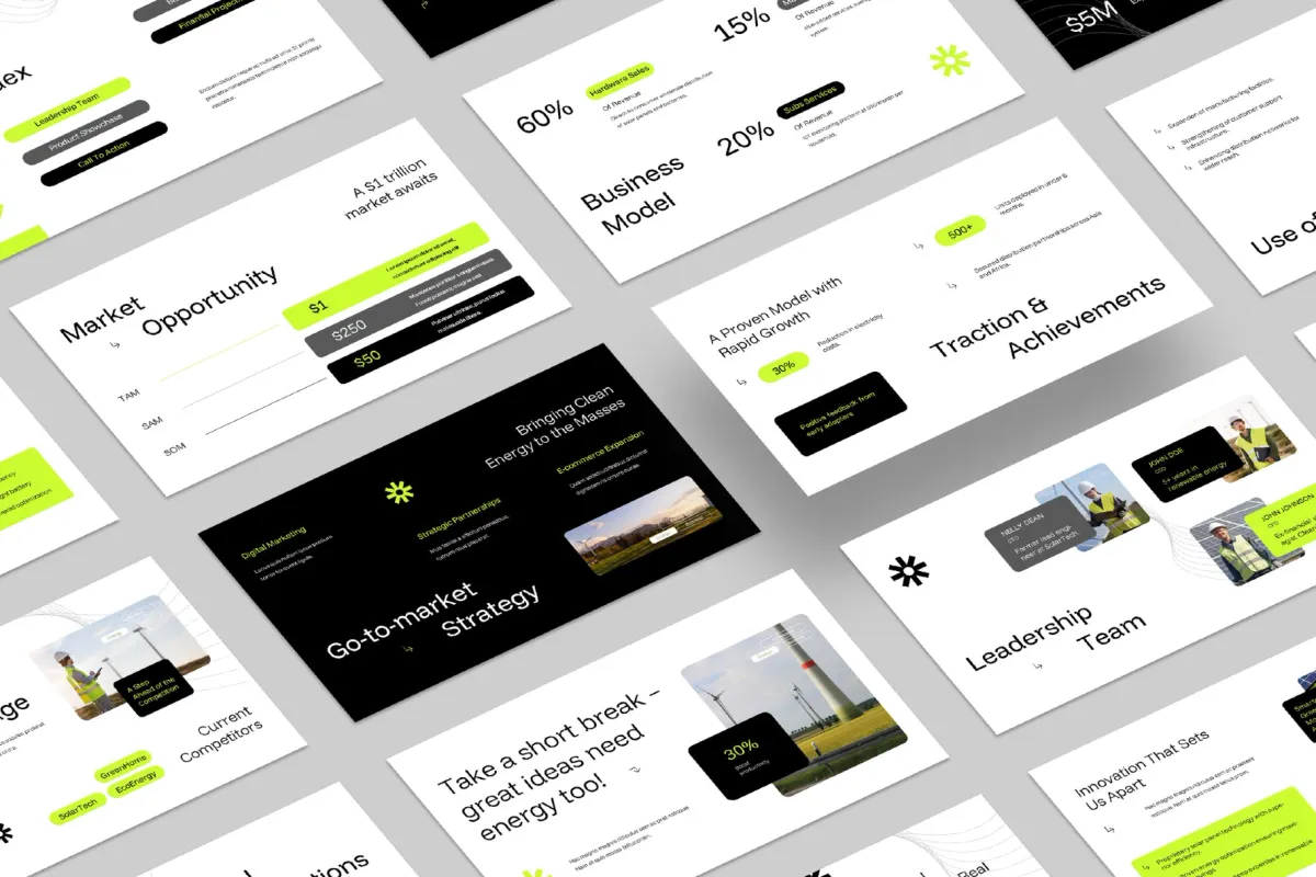 Energy Solution Powerpoint Template