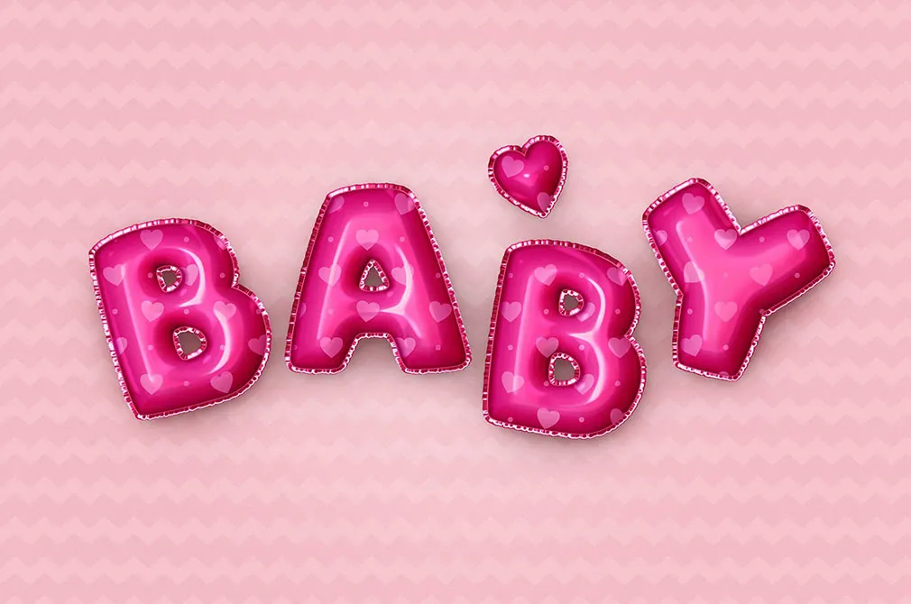 Foil Balloon Text Effects