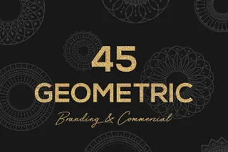45 Geometric Vector Shapes