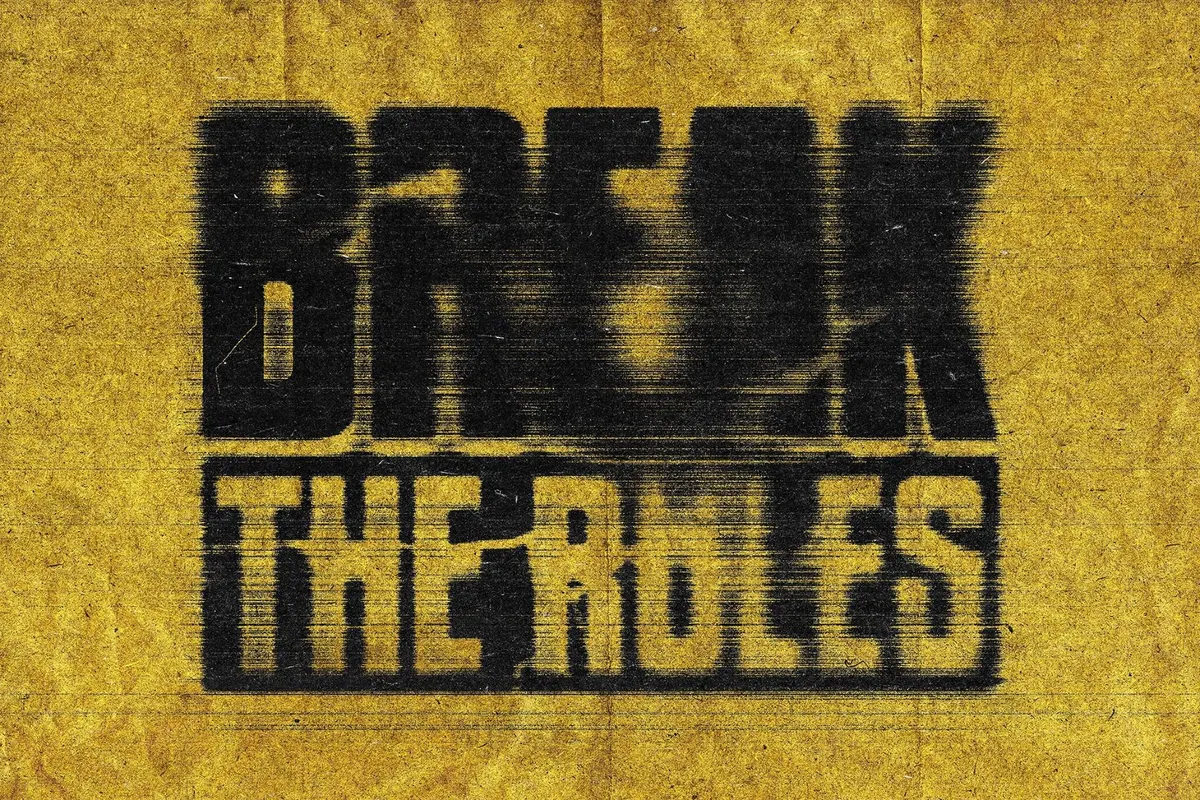 Noise Lines Text Effect