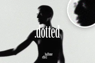 Dotted Halftone Photo Effect