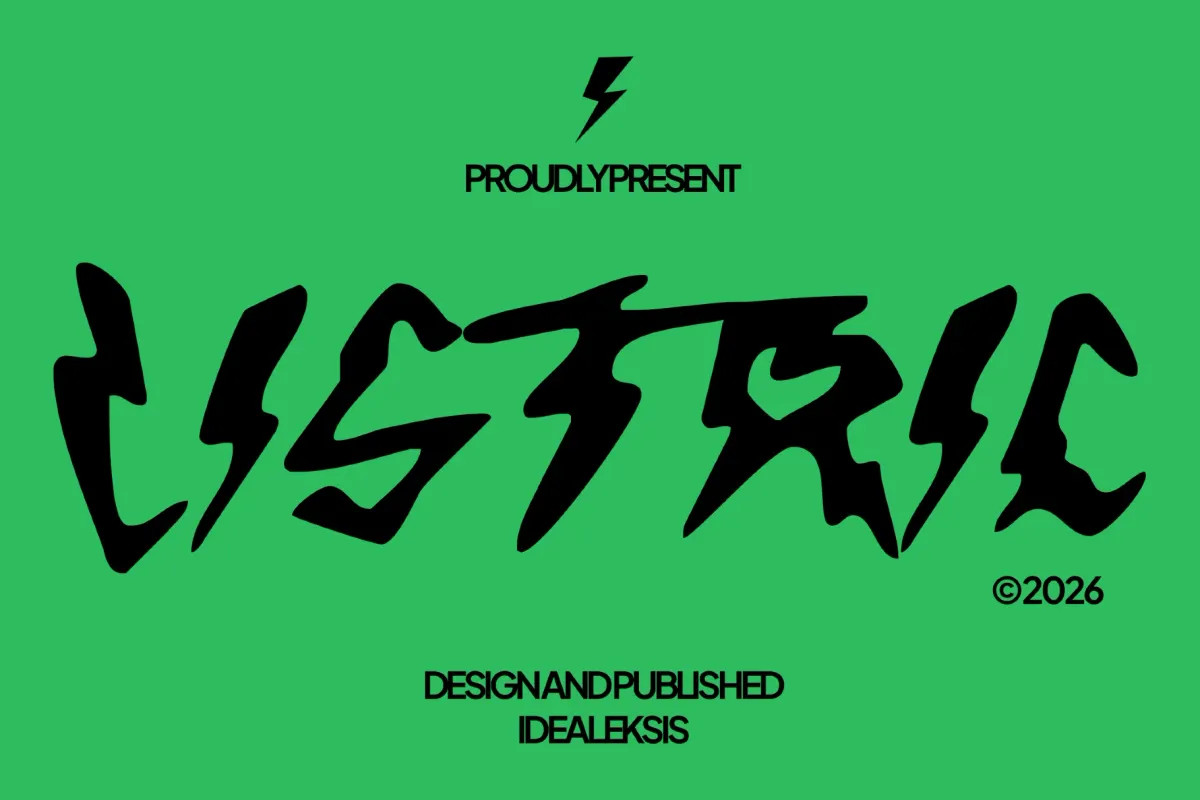 Listric - Graffiti Display Font
