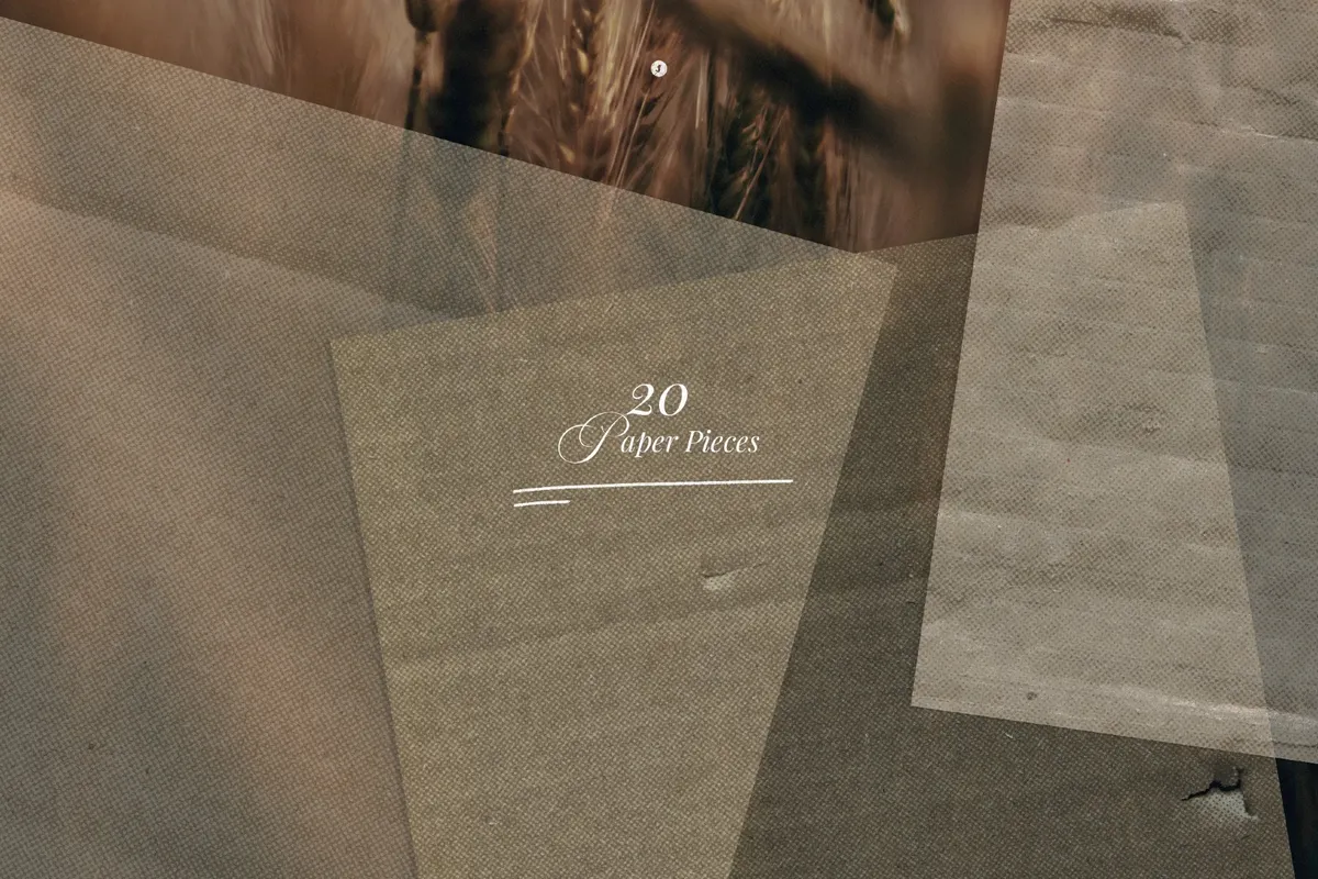 Transparent Halftone Paper Textures Collection