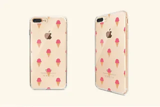 Transparent iPhone 7 Plus Case Mockup Set