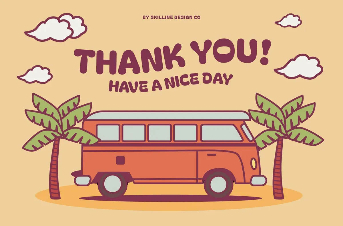 Hippies Retro Illustrations