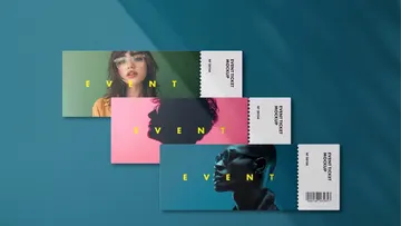 Concert Tickets Mockup