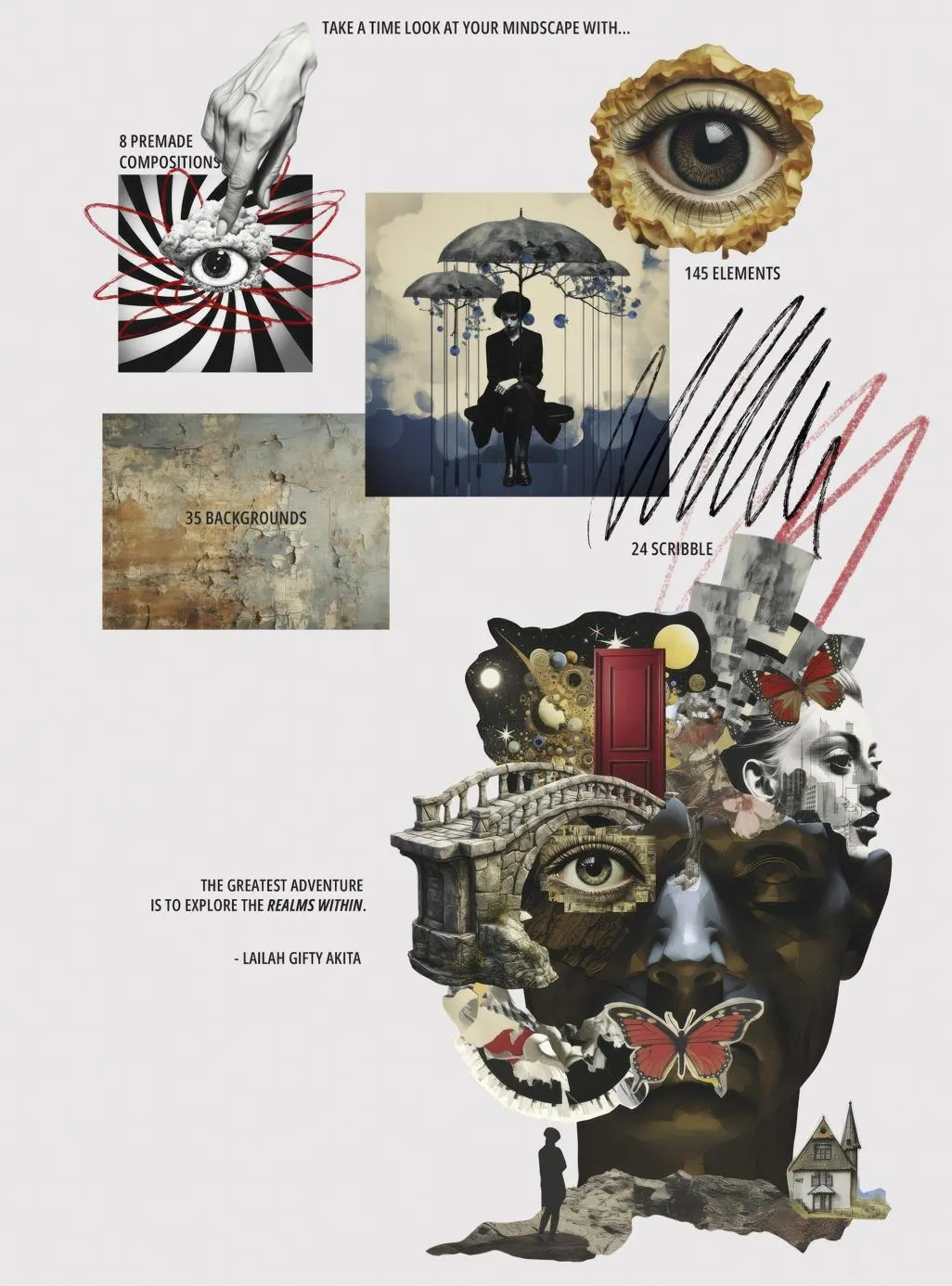 MINDSCAPE — Inner World Collage Kit