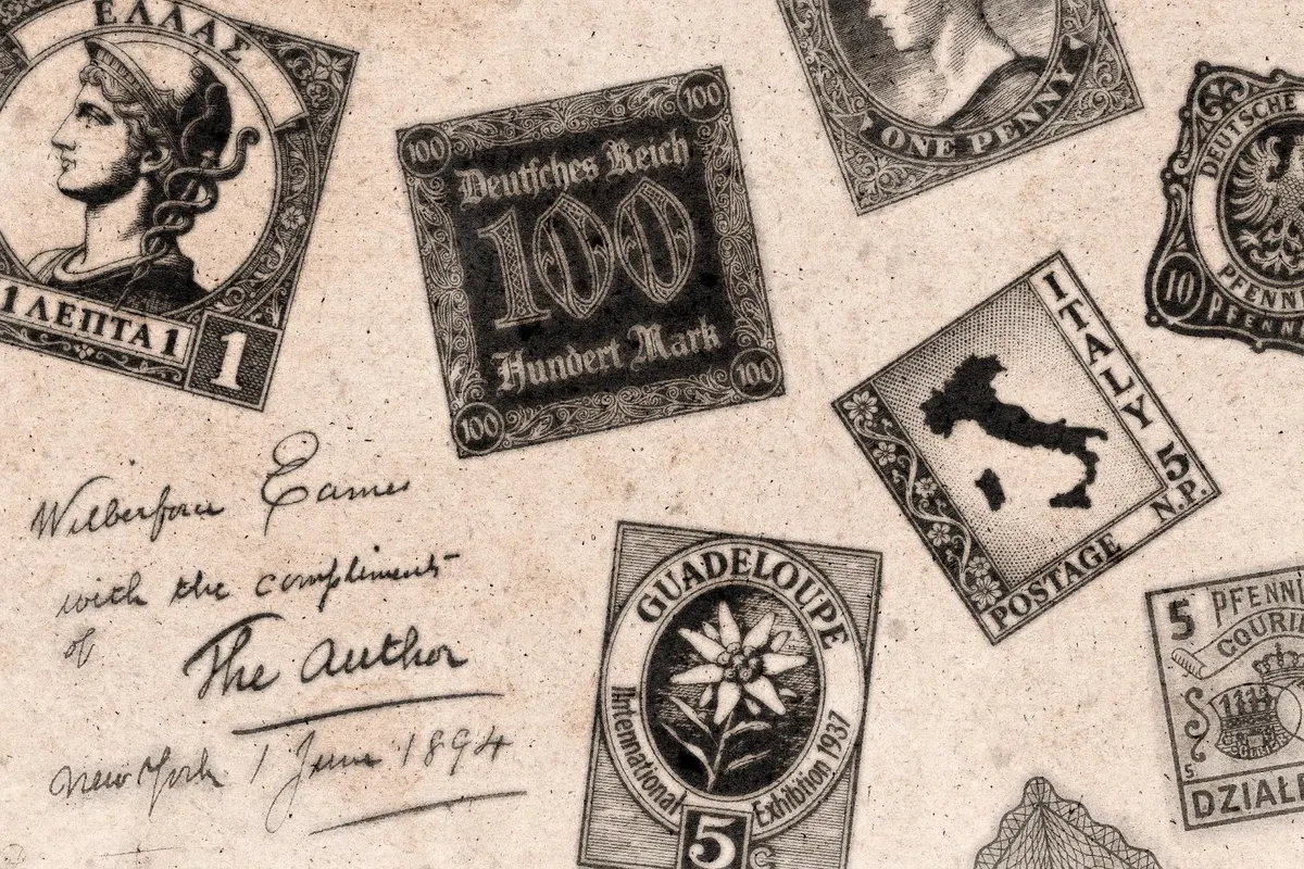 Vintage Postage Stamps Collection