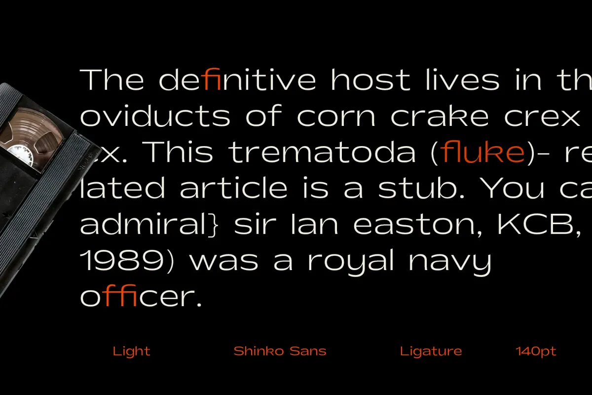 Shinko Sans - Humanist Wide Sans Serif Font