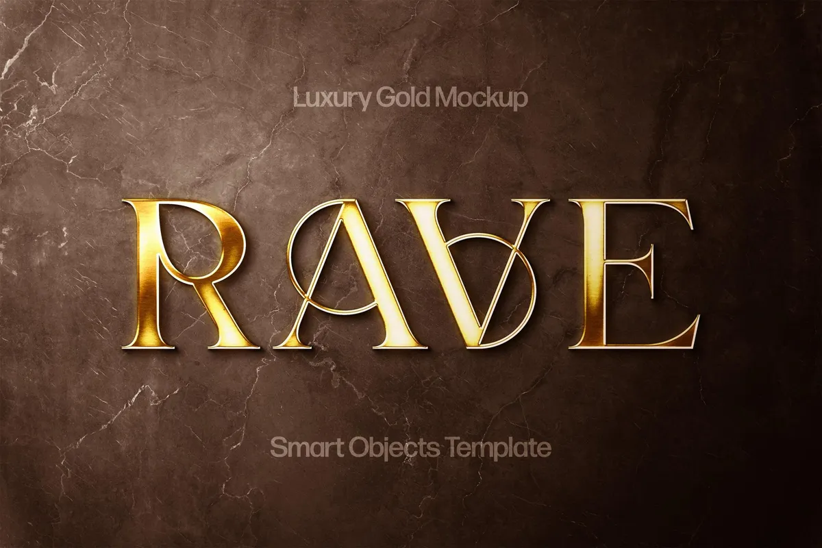 Luxury Gold Mockup