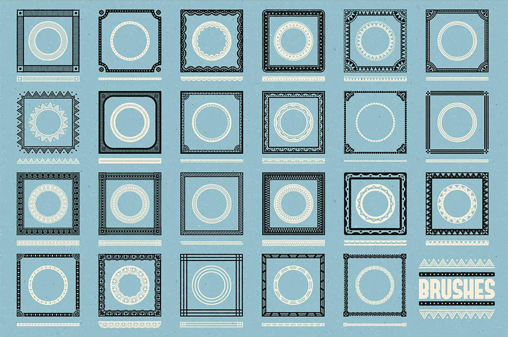 Le Decorateur: Ornamental Illustrator Brushes