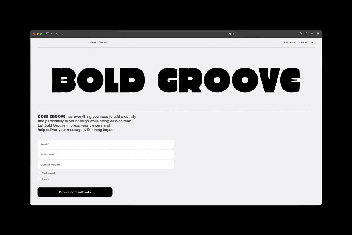 WTF Bold Groove — Display Font