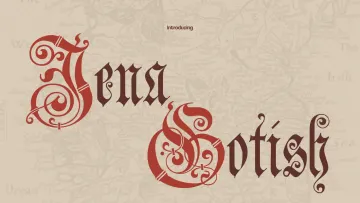 Jena Gothic Font
