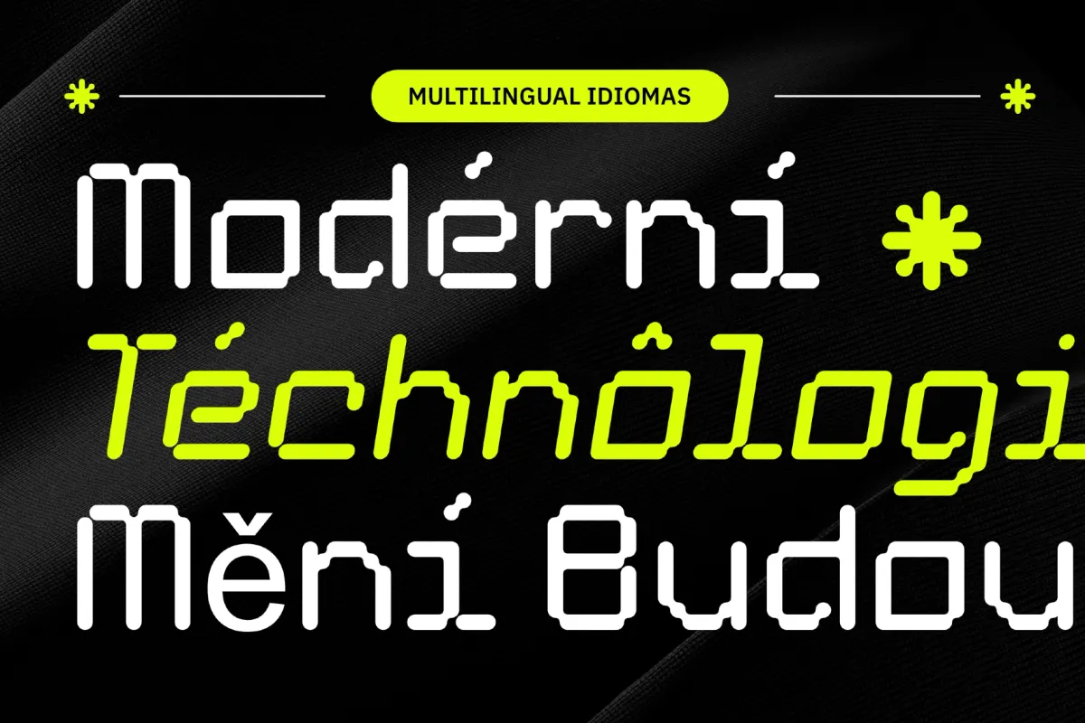 Calexis - Futuristic Techno Display Font