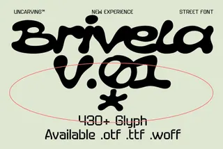 Brivela - Display Font