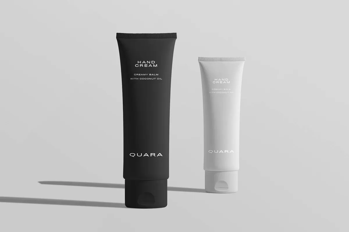 Face Cream Tube Mockup