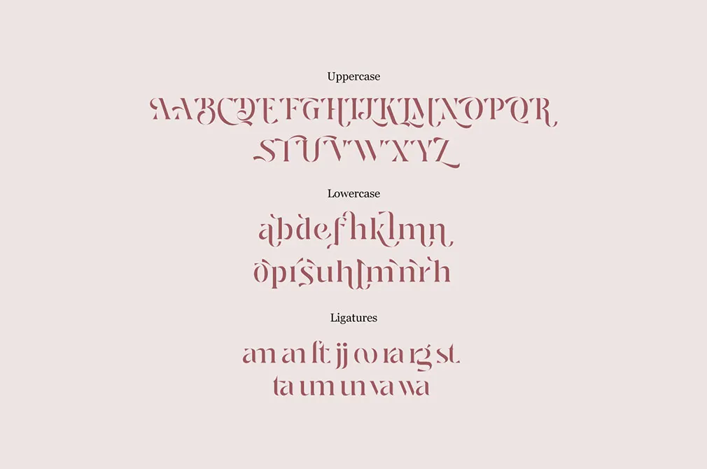 Losta Parka — Decorative Stencil Font Family