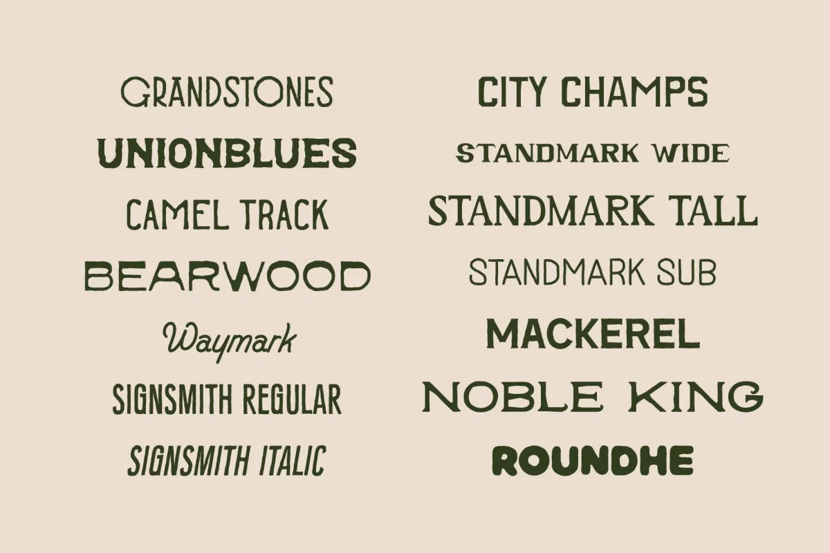 SFC Vintage Western Fonts Bundle Vol. 1