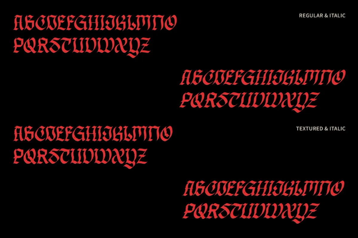 Hillyorn - Modern Blackletter Font