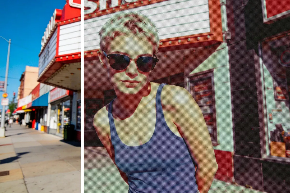 Retro Halftone Magazine Effect