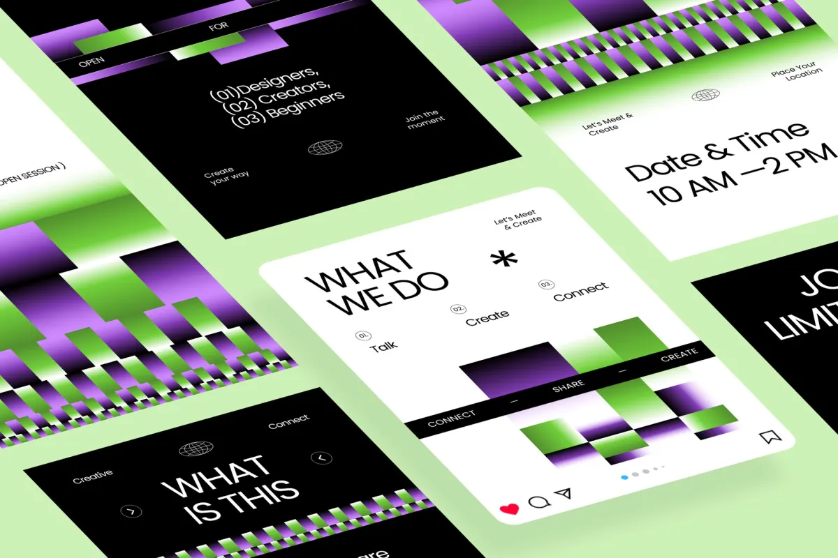 Event Promotion Instagram Pack - Affinity Template