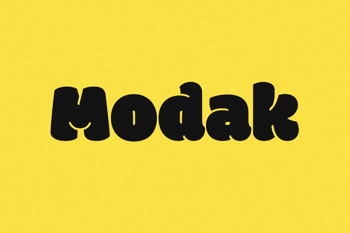 Modak - Bold Cartoon Font