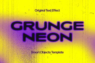 Grunge Neon Text Effect