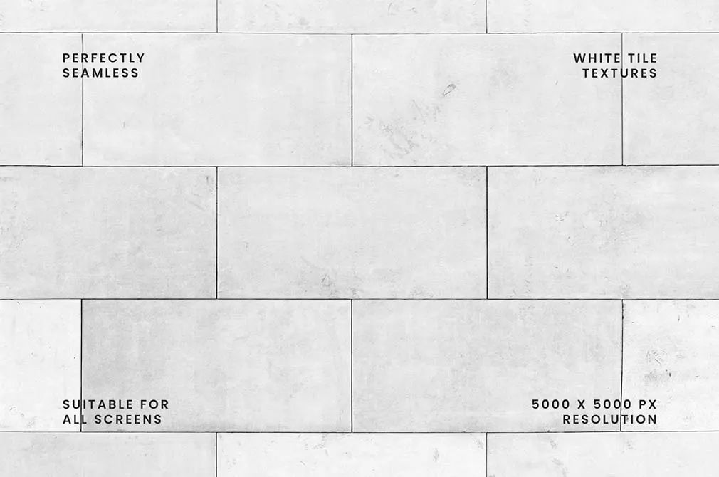 Seamless White Tile Textures