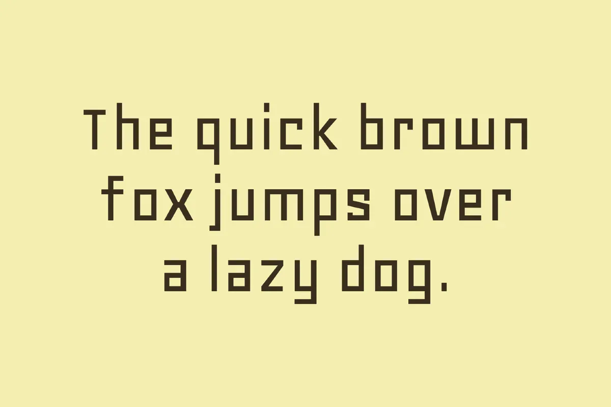 Geo 90s Techno Font