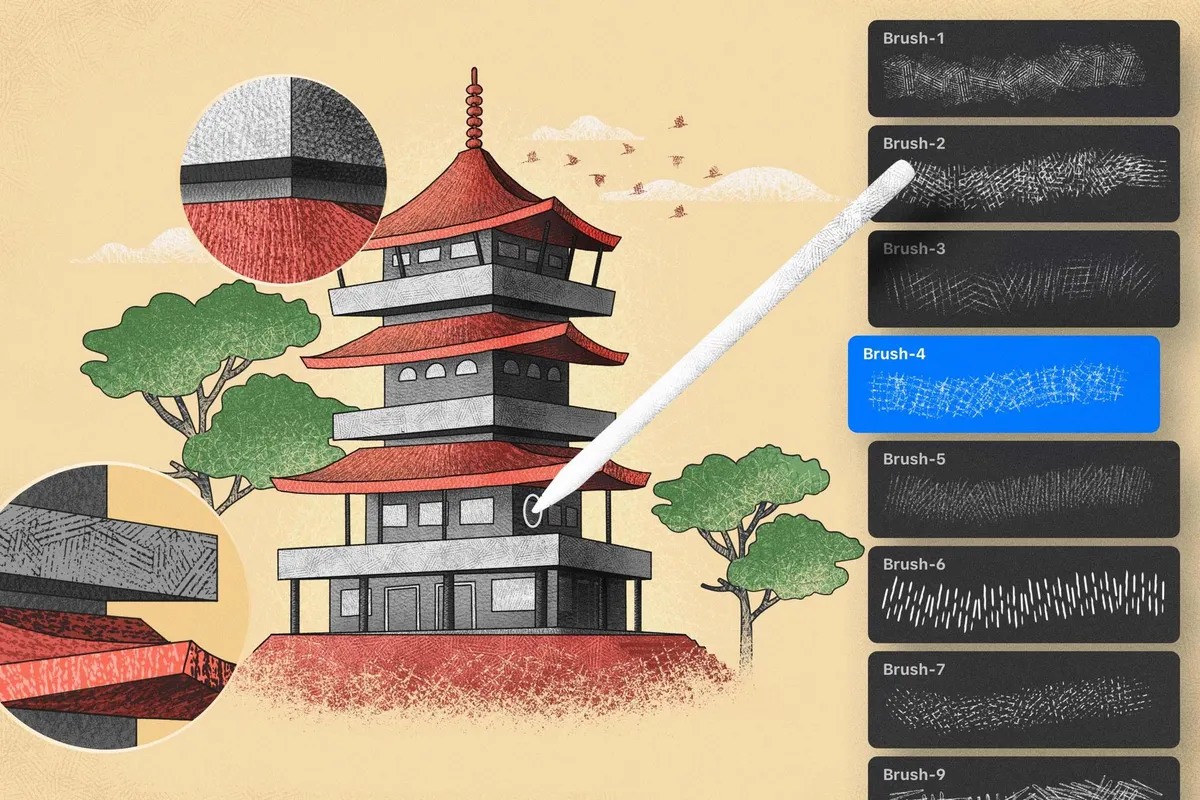 Hatch Master Clip Studio Brushes