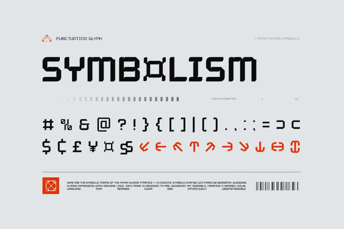 GC Hyper Human – Futuristic Tech Sans Font