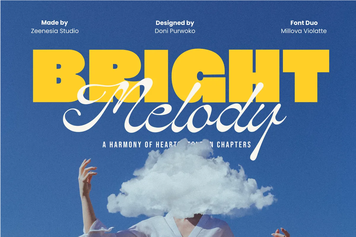 Milova Violatte - Bold Sans & Script Font Duo