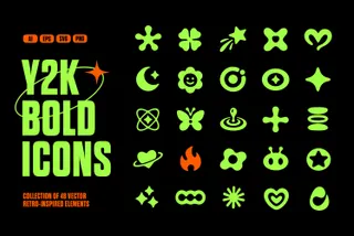 Y2K Bold Icons