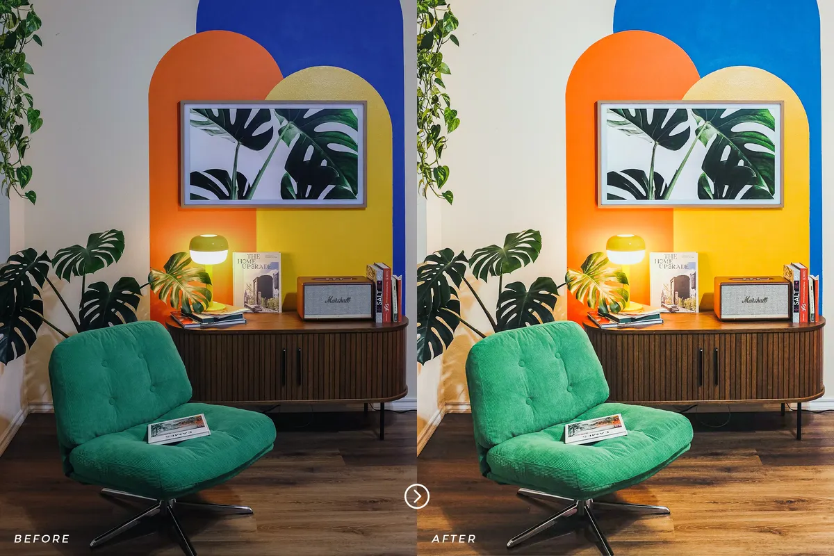 Mid Century Interior Lightroom Presets