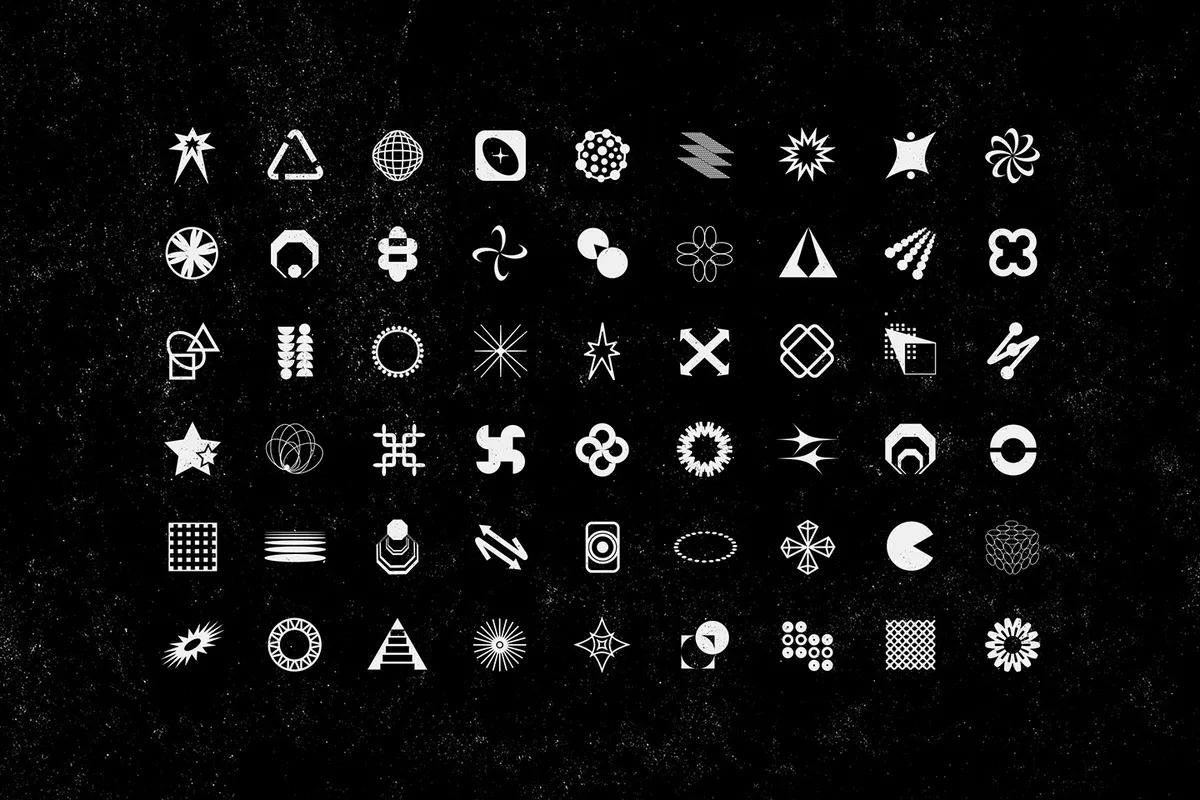324 Abstract Shapes Set