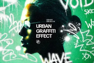 Urban Graffiti Collage Effect