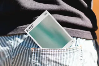 Flyer Mockup in Pocket