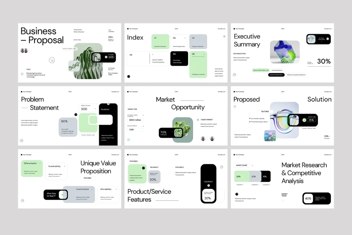 Technology Business Proposal Powerpoint Template