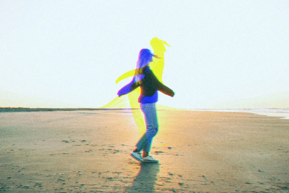 Channel Distortion Photo Effect