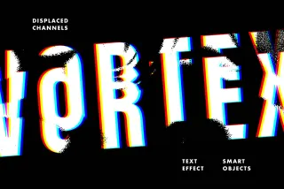 Displaced RGB Distort Effect