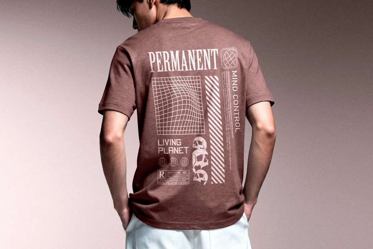 Man In T-Shirt Mockup